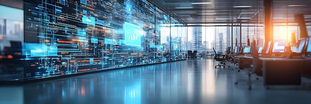 Tecnologia de IA avançada transformando negócios com machine learning e algoritmos inteligentes